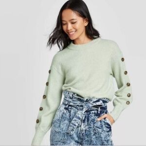Small- Who What Wear Pastel Green Sweater